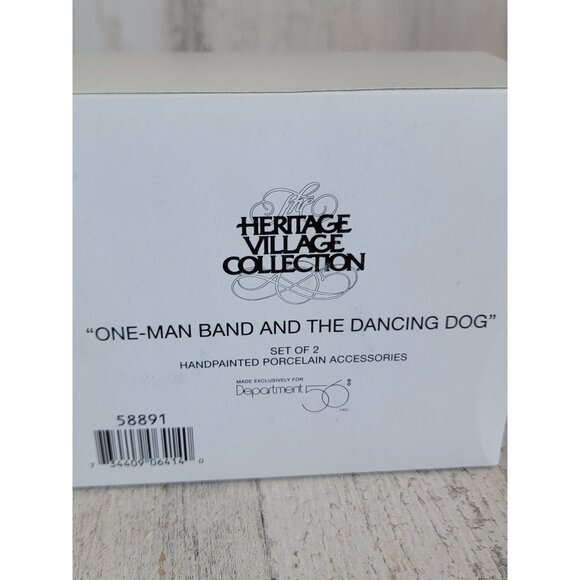 Dept 56 58891 One Man band and the dancing dog village accessory Xmas - Picture 7 of 7